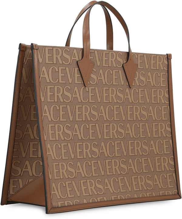 Shopping bag in canvas e pelle-2